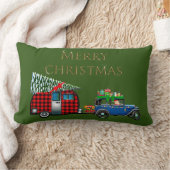 ロードトリップサンタグリーン ランバークッション (ブランケット)