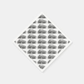 ロードトリップヴィンテージカー スタンダードカクテルナプキン (角)