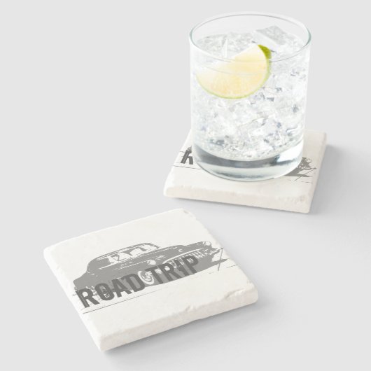 ロードトリップヴィンテージカー ストーンコースター (横)