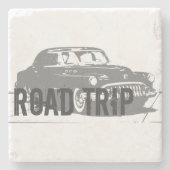 ロードトリップヴィンテージカー ストーンコースター (正面)