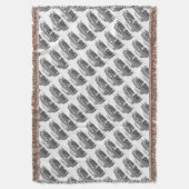 ロードトリップヴィンテージカー スローブランケット (正面縦)