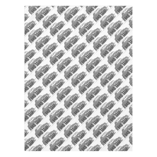 ロードトリップヴィンテージカー テーブルクロス (正面)