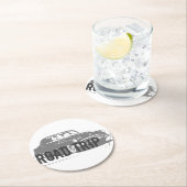 ロードトリップヴィンテージカー ラウンドペーパーコースター (インサイチュ)