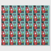 ロードトリップ休暇 ラッピングペーパー (フラット)