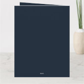 ロードトリップ旅行休暇グリーティング カード (裏面)