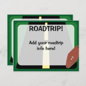 ロードトリップ時間 招待状 (正面/裏面)