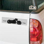 ロードトリップ。オートバイ バンパーステッカー (トラック上)