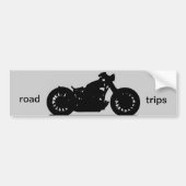 ロードトリップ。オートバイ バンパーステッカー (正面)