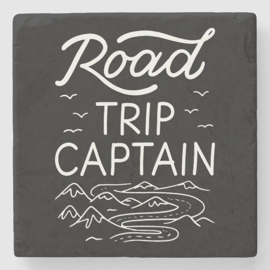 ロードトリップ・キャプテンI ストーンコースター (正面)