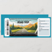 ロードトリップ ギフト券, ロードトリップ ギフト 招待状 (正面/裏面)
