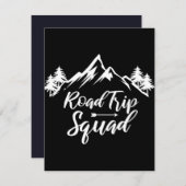 ロードトリップ トラベル エクスカーション 招待状 (正面/裏面)