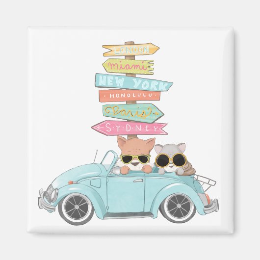 ロードトリップ マグネット (正面)