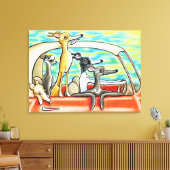 ロードトリップ | Greyhoundsイタリアン キャンバスプリント (インサイチュ (リビング))