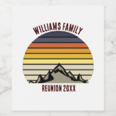 "ロードトリップtシャツ" "キャンプtシャツ" "カスタム道路 ワインラベル (シングルラベル)