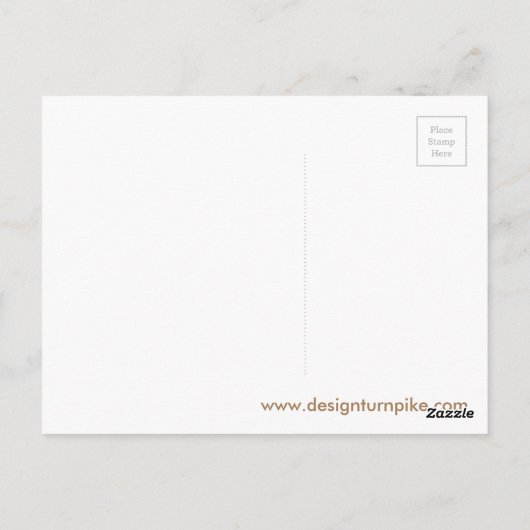 ロードトリップUSAルート66旅行ライセンスプレートアート ポストカード (裏面)