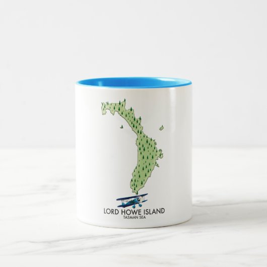 ロードハウアイランドタスマンシー ツートーンマグカップ (中央)