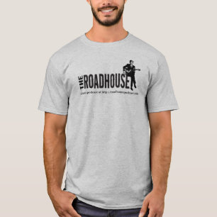 ロードハウスの灰色のティー Tシャツ