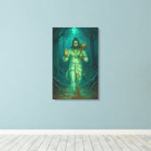 ロードハヌマンキャンバスウォールアート キャンバスプリント (インサイチュ (ウッドフロア))