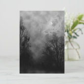 ロードハ幽霊のよく出るロウィーン招待状テンプレート 招待状 (スタンド正面)