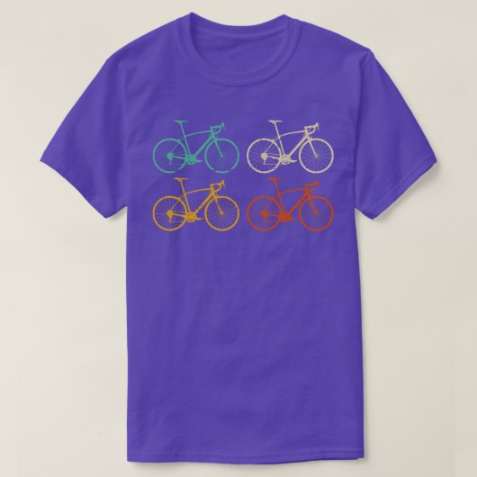 ロードバイクサイクリングサイクリング Tシャツ (デザイン正面)
