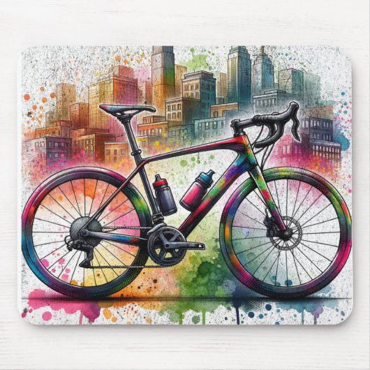 ロードバイクマウスパッド マウスパッド (正面)