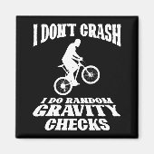 ロードバイク好きから無作為に重力チェックをする マグネット (正面)