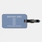 ロードバイク、サイクリング登り、サイクリスト ラゲッジタグ (裏面横)