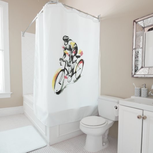 ロードバイク シャワーカーテン (インサイチュ)