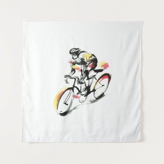 ロードバイク タペストリー (正面)