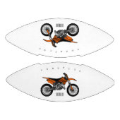 ロードバイク/モトクロスアニメから外れたダートバイク アメリカンフットボール (パネル)