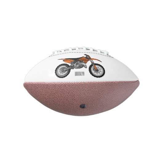 ロードバイク/モトクロスアニメから外れたダートバイク アメリカンフットボール (回転270)