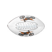 ロードバイク/モトクロスアニメから外れたダートバイク アメリカンフットボール (正面)