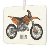 ロードバイク/モトクロスアニメから外れたダートバイク カーエアーフレッシュナー (左)