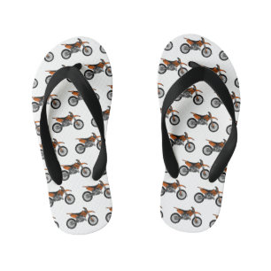 ロードバイク/モトクロスアニメから外れたダートバイク キッズビーチサンダル