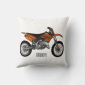 ロードバイク/モトクロスアニメから外れたダートバイク クッション (裏面)