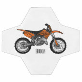 ロードバイク/モトクロスアニメから外れたダートバイク サッカーボール (フラット)