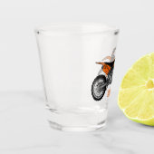 ロードバイク/モトクロスアニメから外れたダートバイク ショットグラス (左)