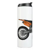 ロードバイク/モトクロスアニメから外れたダートバイク タンブラー (回転左)