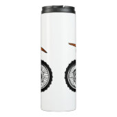 ロードバイク/モトクロスアニメから外れたダートバイク タンブラー (裏面)