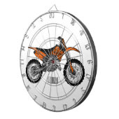 ロードバイク/モトクロスアニメから外れたダートバイク ダーツボード (正面右)