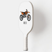 ロードバイク/モトクロスアニメから外れたダートバイク ピックルボールラケット (左)