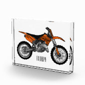 ロードバイク/モトクロスアニメから外れたダートバイク フォトブロック (右)