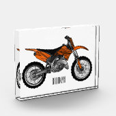 ロードバイク/モトクロスアニメから外れたダートバイク フォトブロック (左)