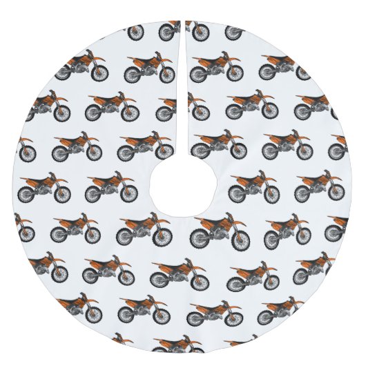 ロードバイク/モトクロスアニメから外れたダートバイク ブラッシュドポリエステルツリースカート (正面)