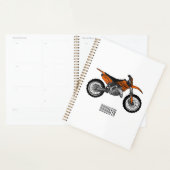 ロードバイク/モトクロスアニメから外れたダートバイク プランナー手帳 (ディスプレー)
