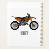 ロードバイク/モトクロスアニメから外れたダートバイク プランナー手帳 (裏面)