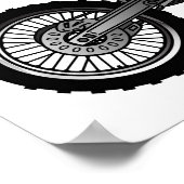 ロードバイク/モトクロスアニメから外れたダートバイク ポスター (角)