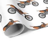 ロードバイク/モトクロスアニメから外れたダートバイク ラッピングペーパー (ロールコーナー)