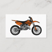 ロードバイク/モトクロスアニメから外れたダートバイク 名刺 (裏面)