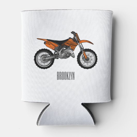 ロードバイク/モトクロスアニメから外れたダートバイク 缶クーラー